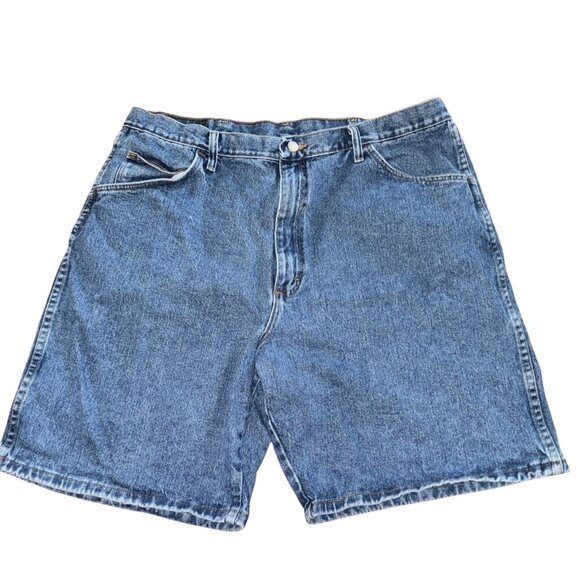 Wrangler Other - Men's Wrangler Hero Originals Shorts Blue Denim 40 Cotton Y2k 5 Pocket Vintage
